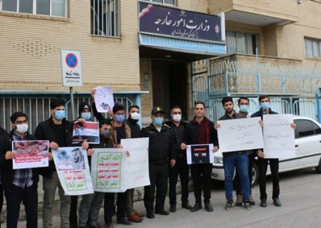 تجمع خودجوش دانشجویان دانشگاه‌های مازندران در حمایت از مردم مظلوم یمن
