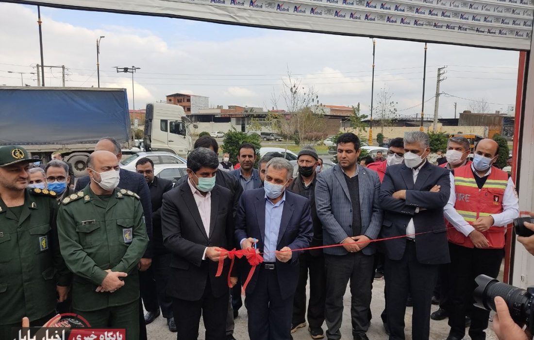 افتتاح هفتمین ایستگاه آتش‌نشانی به نام شهید سلیمانی در بابل