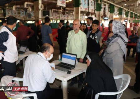 ویزیت رایگان توسط پزشکان دانشگاه علوم پزشکی بابل در مصلی نماز جمعه