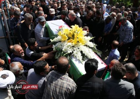 تشییع آزاده سرافراز بابلی مرحوم حاج محمدحسین منصف