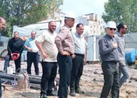 بازدید شهردار بابل و رئیس شورای اسلامی شهرستان از پروژه پل چهارم موزیرج