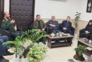 دیدار شهردار و اعضای شورای اسلامی شهر بابل با فرمانده سپاه شهرستان به مناسبت هفته بسیج