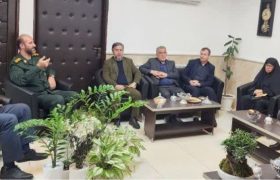 دیدار شهردار و اعضای شورای اسلامی شهر بابل با فرمانده سپاه شهرستان به مناسبت هفته بسیج