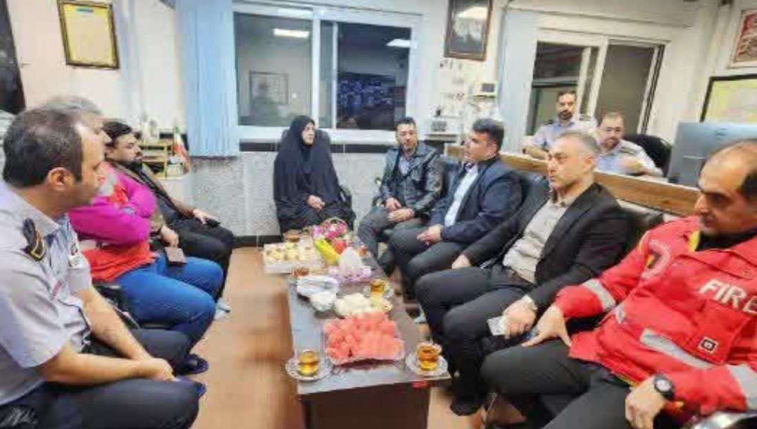 دیدار سرزده سرپرست شهرداری بابل از ایستگاه های آتشنشانی