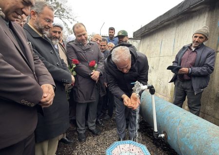 بهره‌برداری از پروژه آبرسانی در گلیا؛ گام مهمی در توسعه زیرساخت‌های مازندران