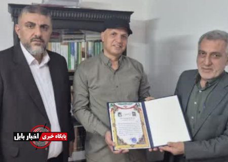 بازدید رئیس شورای اسلامی شهر بابل از بنیاد بابل‌شناسی بازگیر
