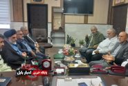 دیدار اعضای هیات رزمندگان اسلام بابل با فرمانده و رئیس عقیدتی-سیاسی انتظامی