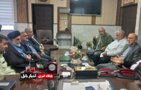 دیدار اعضای هیات رزمندگان اسلام بابل با فرمانده و رئیس عقیدتی-سیاسی انتظامی