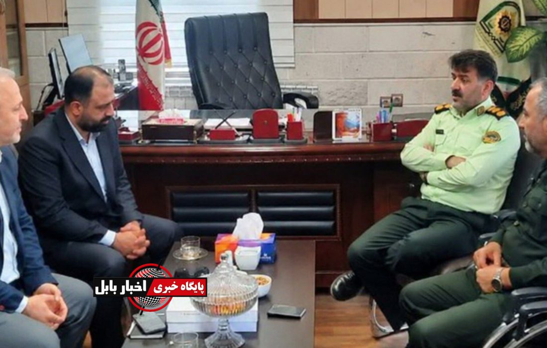 دیدار سرپرست اداره گاز با فرمانده انتظامی بابل در هفته پدافند غیرعامل