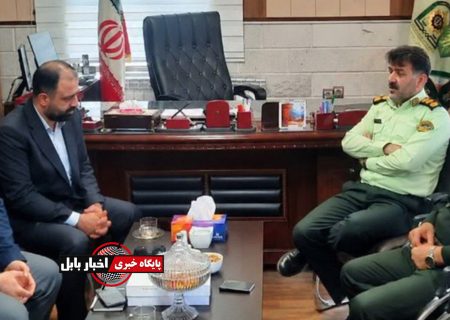 دیدار سرپرست اداره گاز با فرمانده انتظامی بابل در هفته پدافند غیرعامل